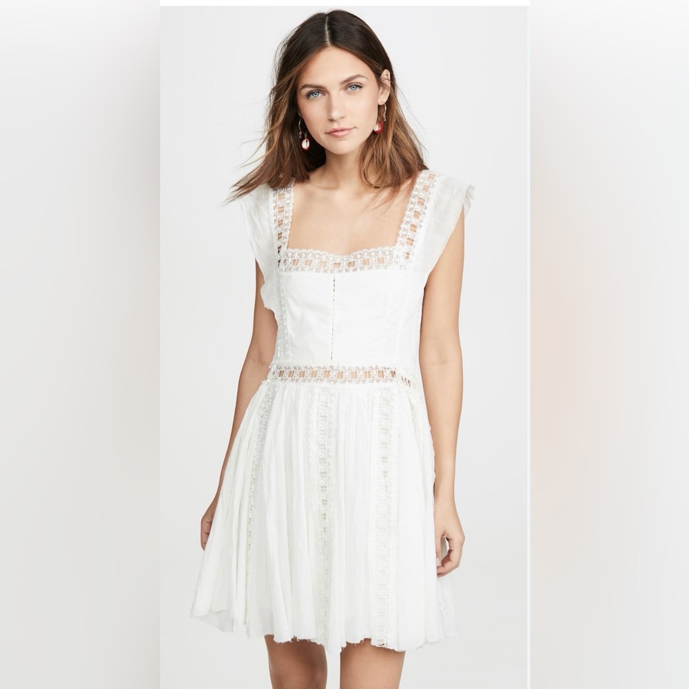 NWT Free People Cream Lace Dress Size XS